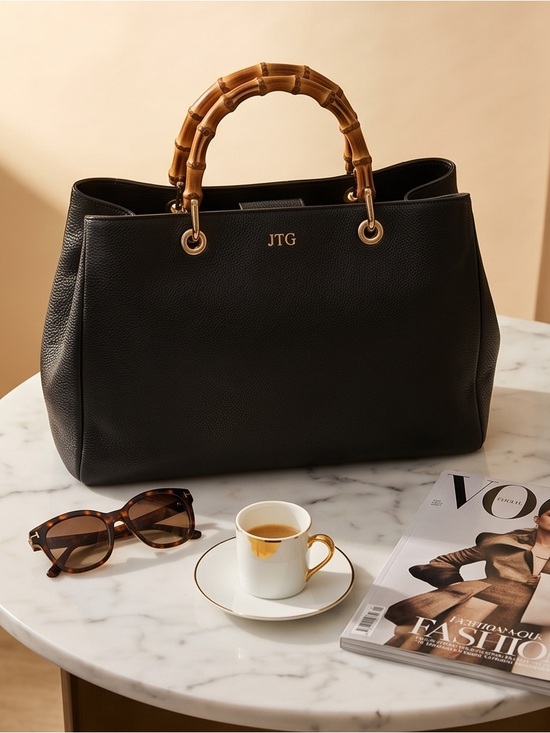 Mark & Graham Handbags - #38 Mark and Graham BAMBOO ELISABETTA SLOUCH HANDBAG  JTG- sanvalentin.cl
